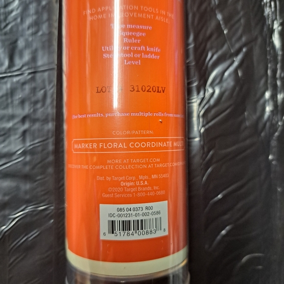 OPALHOUSE Peel & Stick Wallpaper Marker Floral Coordinate Multi pattern - Picture 3 of 7